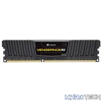 Corsair VENGEANCE LOW PROFILE 8GB (1 x 8GB) DDR3 DRAM 1600MHz CL10 1.5V CML8GX3M1A1600C10 Memory Module  Black